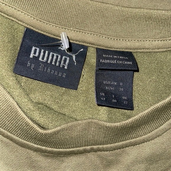 Fenty X Puma Rihanna Boho Tie sleeve Sweatshirt /Dress NWOT - Picture 14 of 14